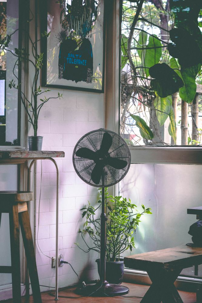 Why do fans attract dust and how can I keep them clean?